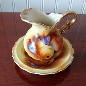 Vintage ENESCO 3.5 in pitcher and Bowl